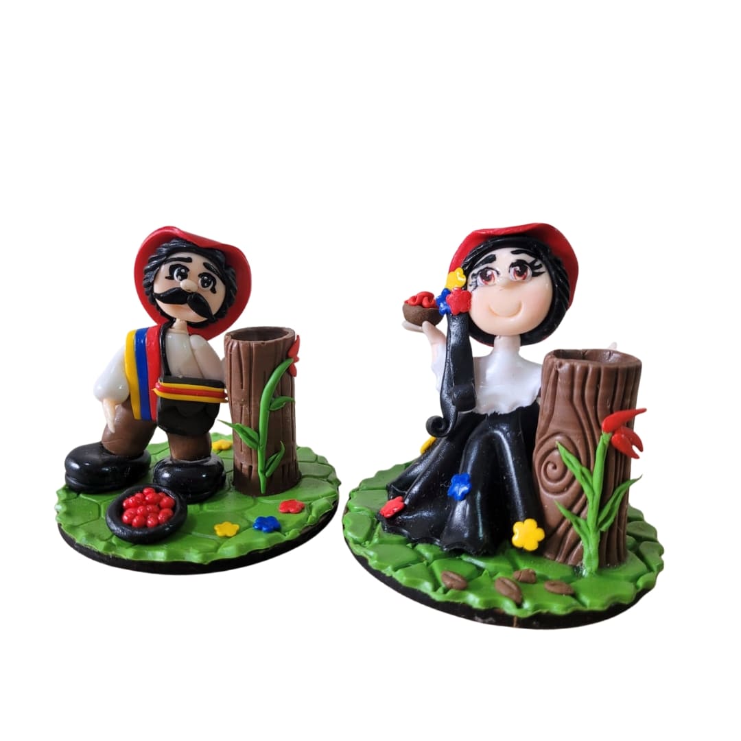 Campesinos en Porcelana Fría