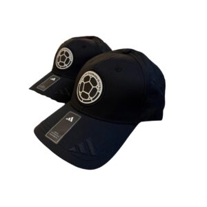 Gorra selección colombia negra escudo en contraste