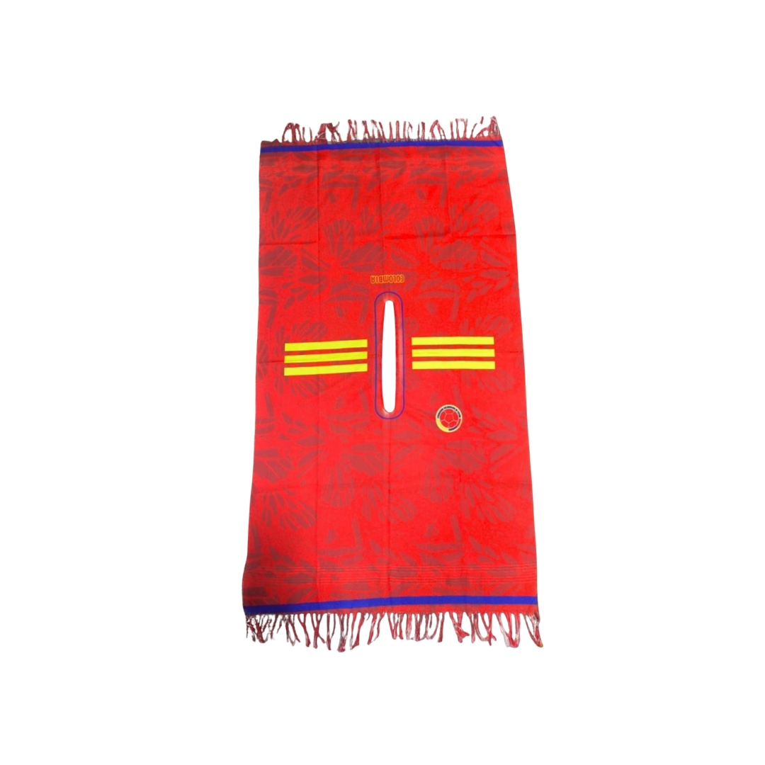 Poncho selección colombia rojo