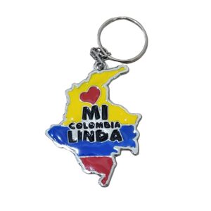 Llavero mapa mi Colombia linda