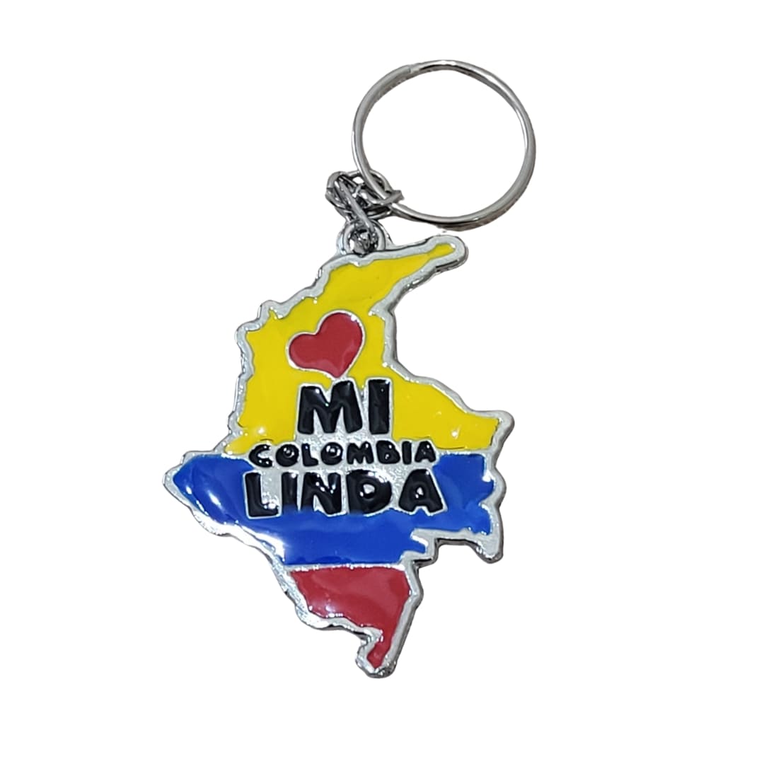 Llavero mapa mi Colombia linda