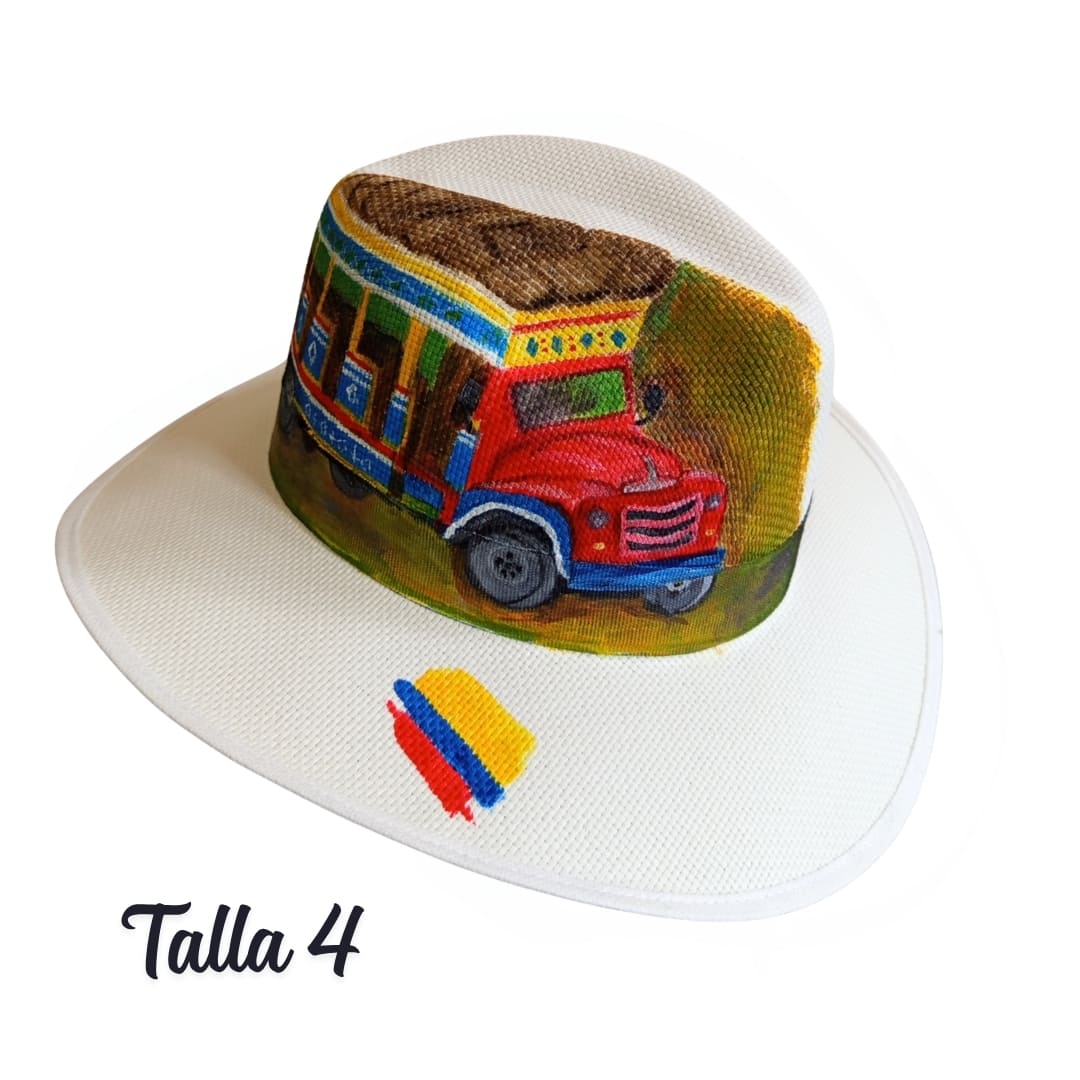 Sombrero pintado chiva talla 4