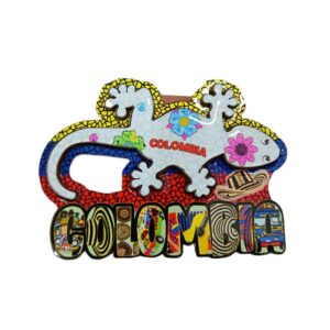 Imán tipo mosaico Colombia x 3 unidades