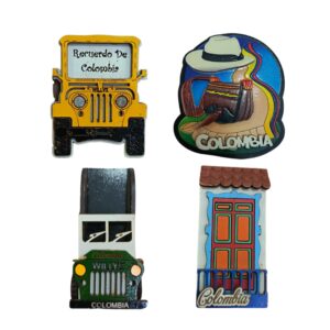 Imanes surtidos Colombia x 4 unidades