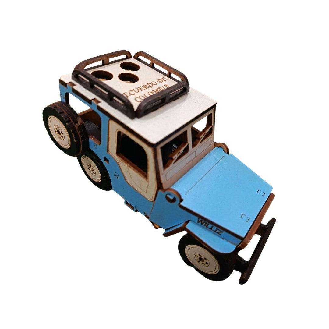 Willys mediano color azul  claro