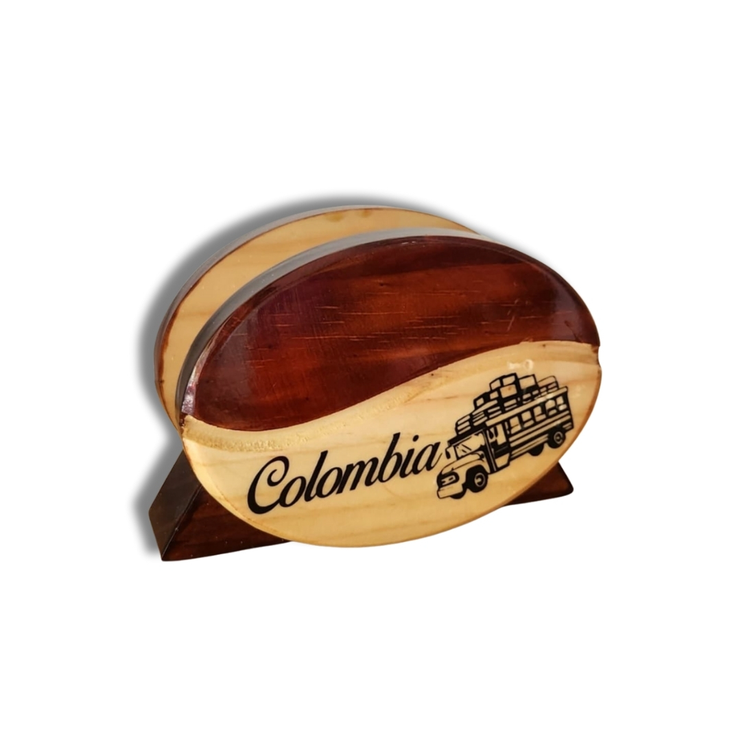 Servilletero granito de café