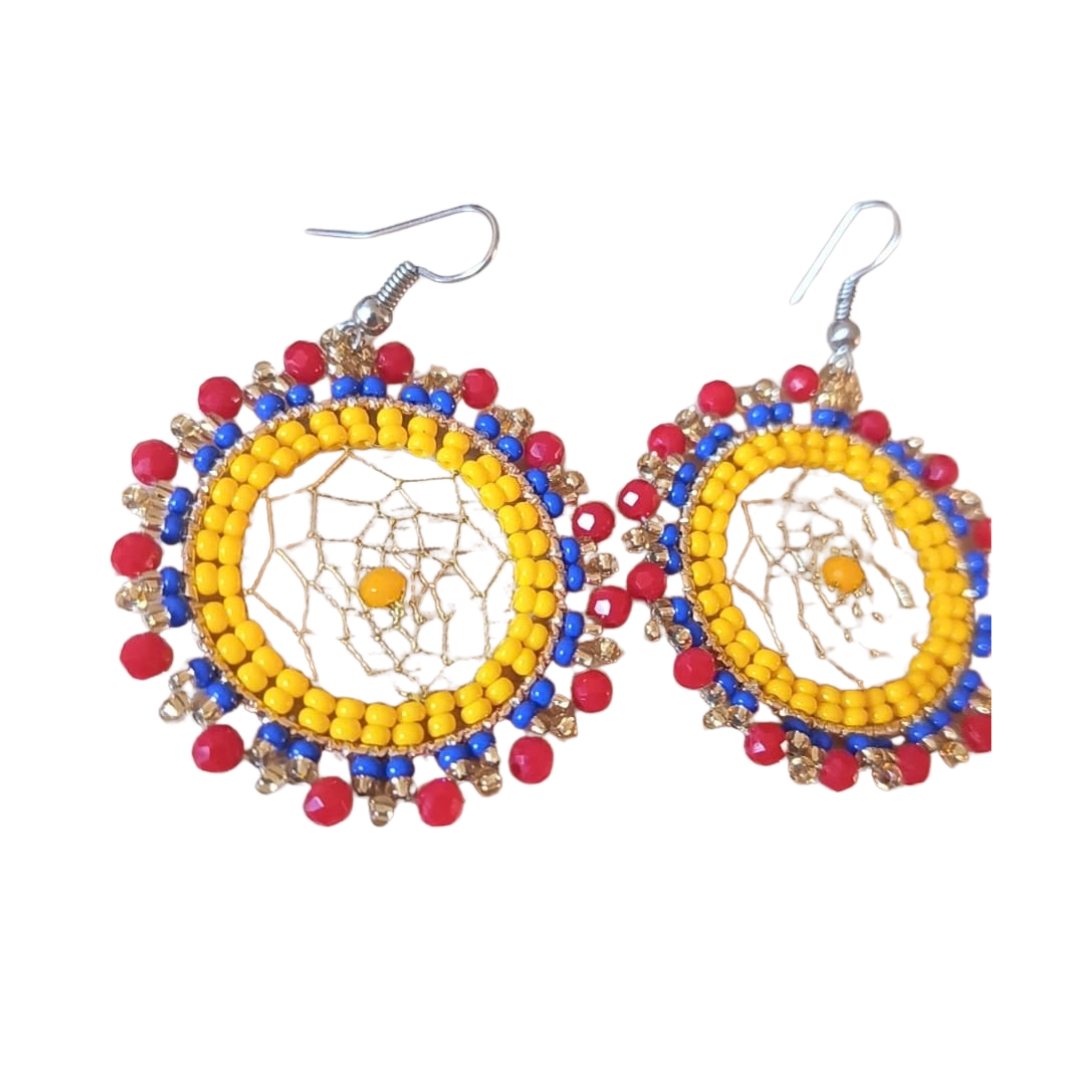 Aretes en Mostacilla arte Miyuki