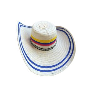 Sombrero Supervallenato Azul talla 4 en Nylon